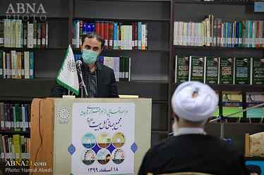گزارش تصویری از حضور آیت الله رمضانی در کتابخانه استاد خسروشاهی (ره)