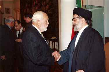استاد خسروشاهی و سرهنگ حسین شافعی از افسران آزاد فرمانده نیروهای موتوریزه و معاون چهارده ساله عبدالناصر - (قاهره)