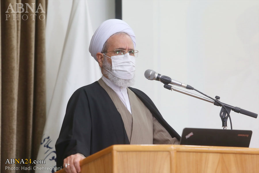 سخنرانی آیت الله اعرافی مدیر محترم حوزه ها ی علمیه در مراسم نکوداشت و رونمایی نرم افزار مجموعه آثار آیت الله سید هادی خسروشاهی رحمه الله