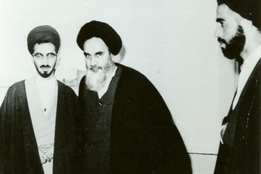 استاد با امام خمینی