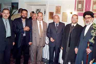 از راست: استاد سید هادی خسروشاهی، دکتر عصام العریان، دکتر فهمی هویدی